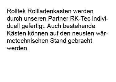 Rollladenkästen auf den neusten wärmetechnischen Stand in Oberhaching