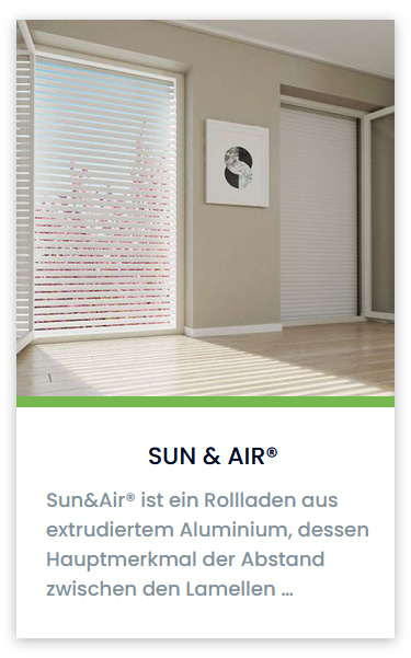 Rollladen für Sanierung und Neubau